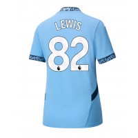 Billiga Manchester City Rico Lewis #82 Hemma fotbollskläder Dam 2024-25 Kortärmad